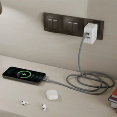 A Photo Of Porodo USB-C to USB-C Charging & Data Cable PD 240W