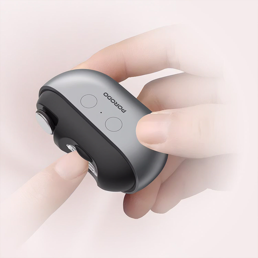 A Photo Of Porodo Multi-Function Electric Nail Clipper – Dual-Speed Trimming & Polishing