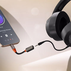 A Photo Of Porodo AudioLink USB-C to 3.5mm Adapter with DAC Chip