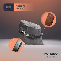 A Photo Of Porodo USB-C to USB-C Wristband Cable Magnetic Steel Clasp