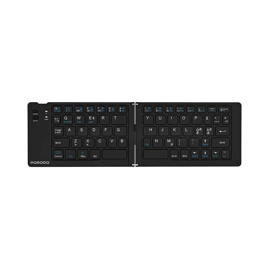 A Photo Of Porodo 6-In-1 Keyboard & Mouse Set - Black