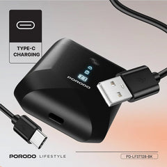 A Photo Of Porodo Lifestyle Dual-Blade Pocket Shaver – Black - PDLFST128BK