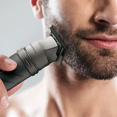 A Photo Of Porodo Lifestyle Edgemaster T-Blade Trimmer & Shaver - Black