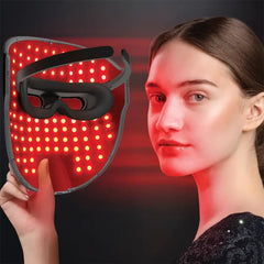 A Photo Of Porodo Lifestyle Aura Glow Light Therapy Mask - Black