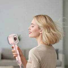 A Photo Of Porodo 2-In-1 Hair Dryer & Straightener Brush with Smart Temperature Control