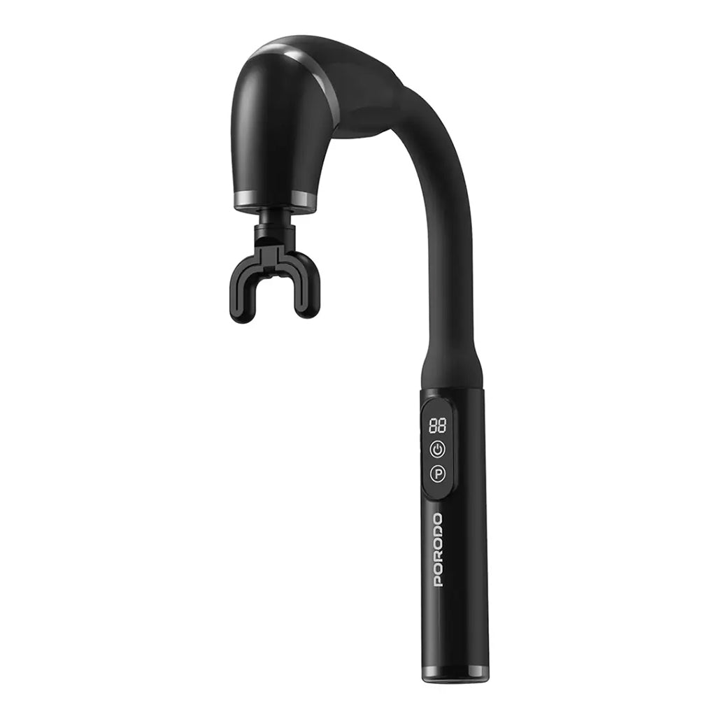 A Photo Of Porodo Lifestyle U-Shaped Handle 4-Head Deep Massager