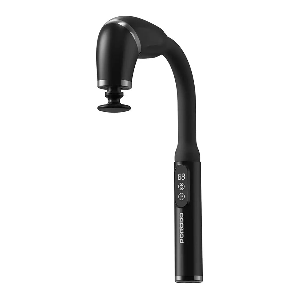 A Photo Of Porodo Lifestyle U-Shaped Handle 4-Head Deep Massager