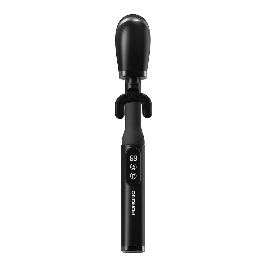 A Photo Of Porodo Lifestyle U-Shaped Handle 4-Head Deep Massager