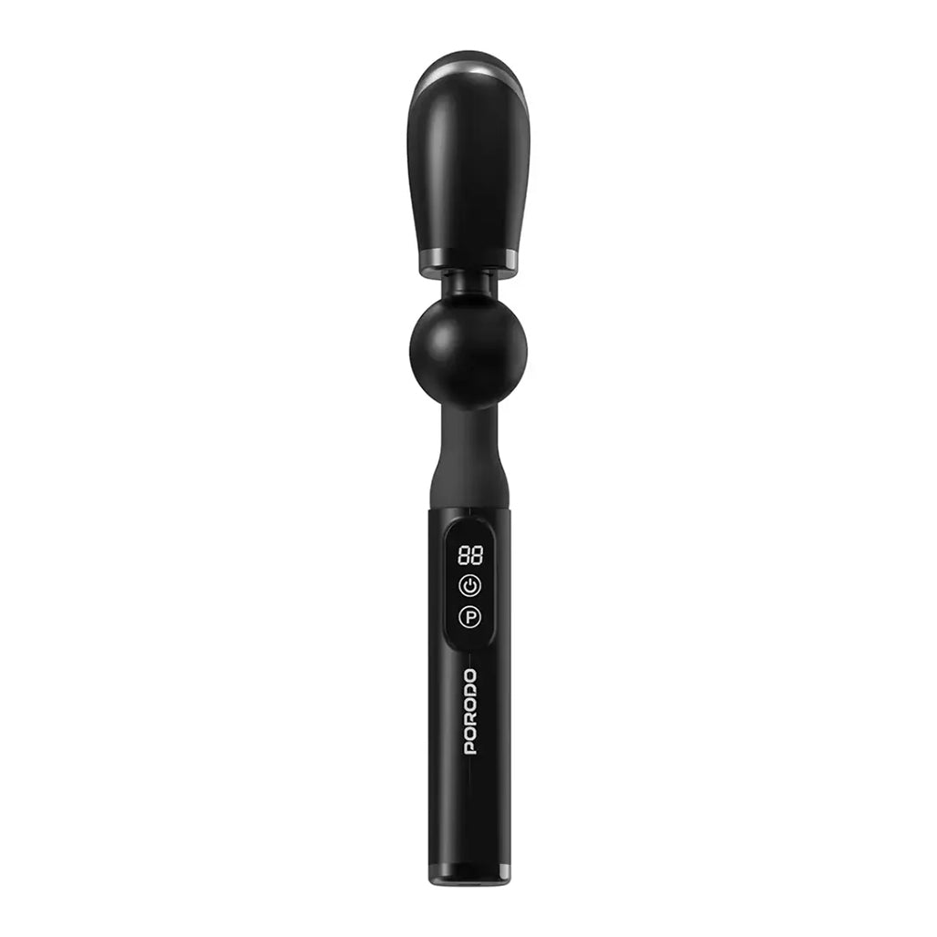 A Photo Of Porodo Lifestyle U-Shaped Handle 4-Head Deep Massager