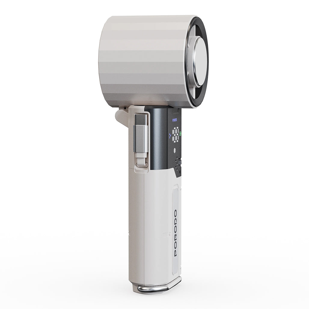 A Photo Of Porodo Lifestyle Chillo Plus Rechargeable Ice Cooling Fan