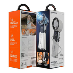 A Photo Of Porodo Lifestyle Chillo Plus Rechargeable Ice Cooling Fan