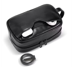 A Photo Of Porodo Lifestyle MagSafe Travel Organizer Pouch with Phone Holder - PDLFSTP258BK