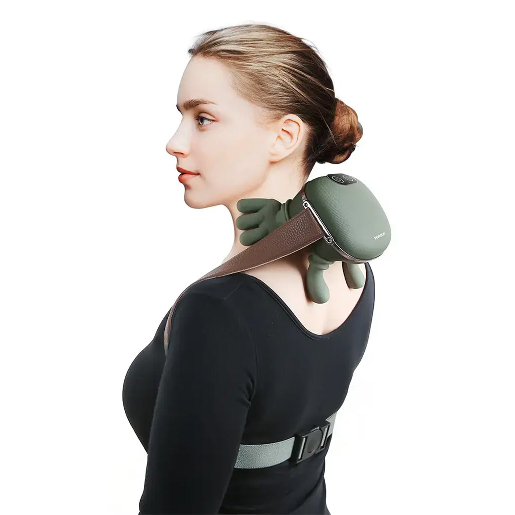 A Photo Of Porodo Lifestyle RelaxRobo Portable Heating Neck Massager