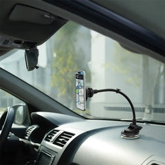 A Photo Of Porodo Vindex Magnetic Car Mount with Extended Flexible Pole