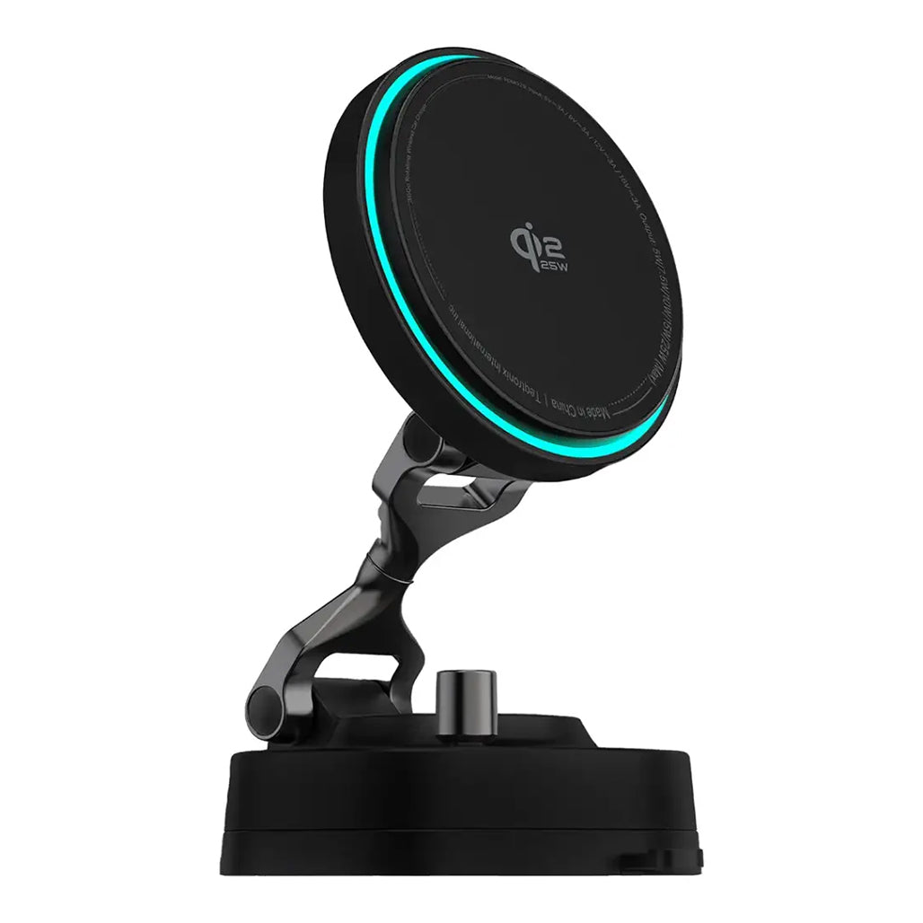 A Photo Of Porodo MagSync 360° MagSafe Phone Holder with Lighting Mode