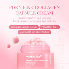 A Photo Of Medicube PDRN Pink Collagen Capsule Cream - 55g