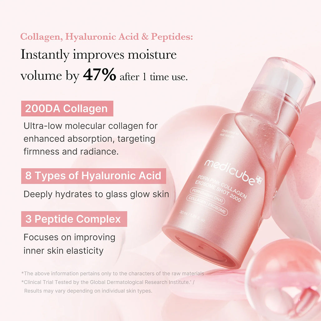 A Photo Of Medicube PDRN Pink Collagen Exosome Shot 2000 - 30ml