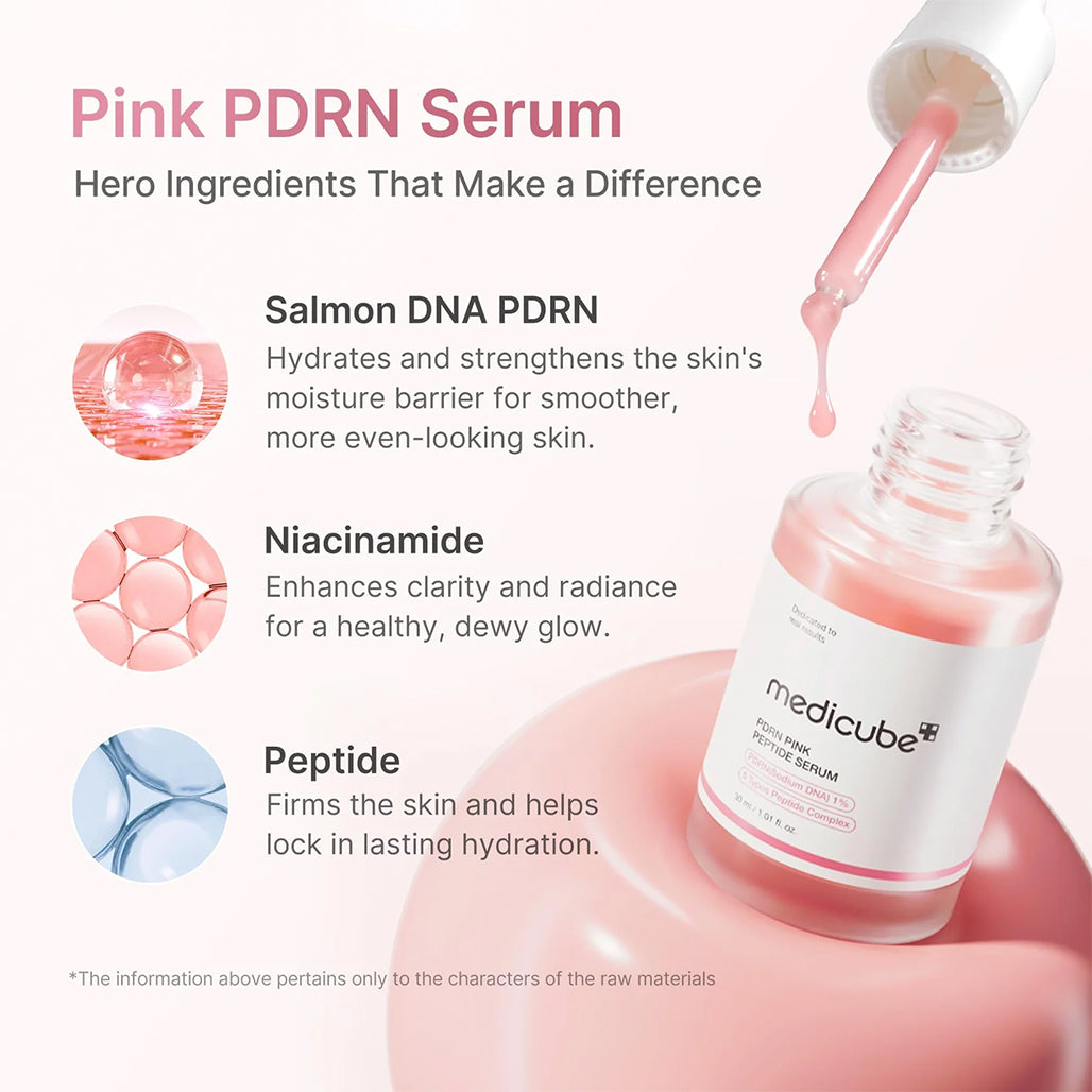 A Photo Of Medicube PDRN Pink Peptide Serum - 30ml