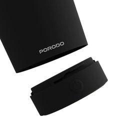 A Photo Of Porodo Lifestyle Automatic Magnetic Stirring Mug with High-Speed Mixing