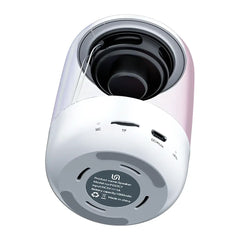 A Photo Of Porodo Soundtec Crystal-Glow Mini Portable Bluetooth Speaker with RGB Lights