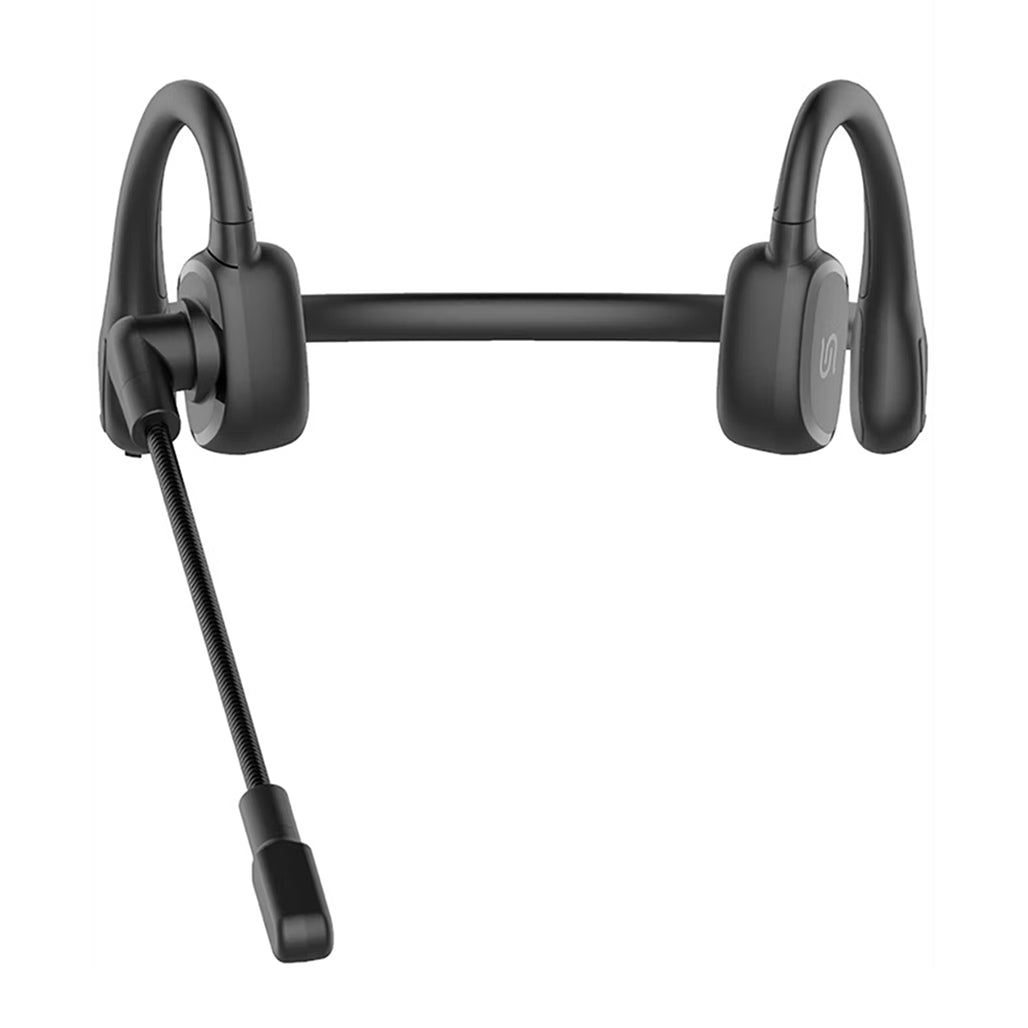A Photo Of Porodo Vibrix Air Conduction Wireless Headset with Rotating Swivel Microphone