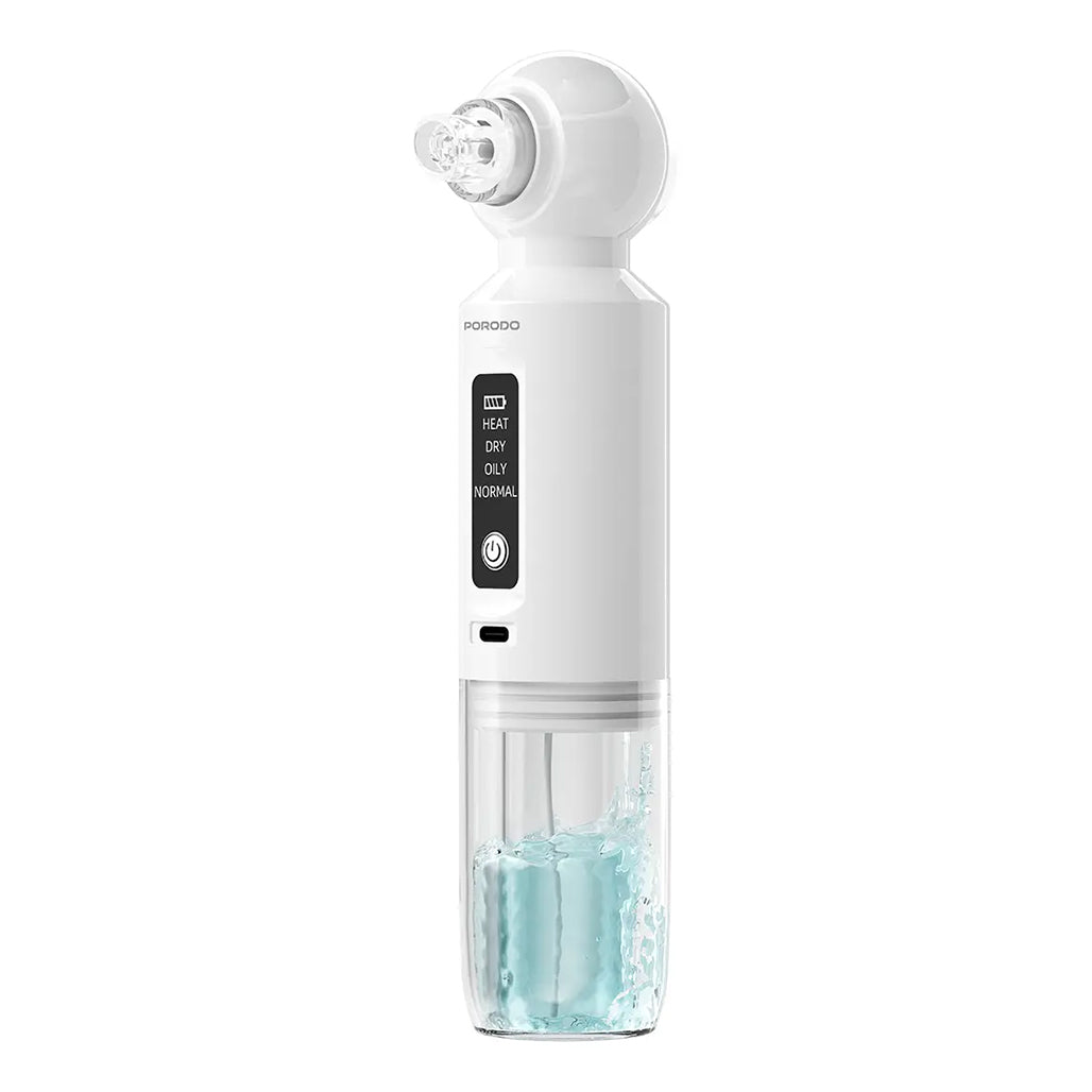 A Photo Of Porodo Lifestyle Deep Facial Blackhead Remover with Microbubble Water Spray – White