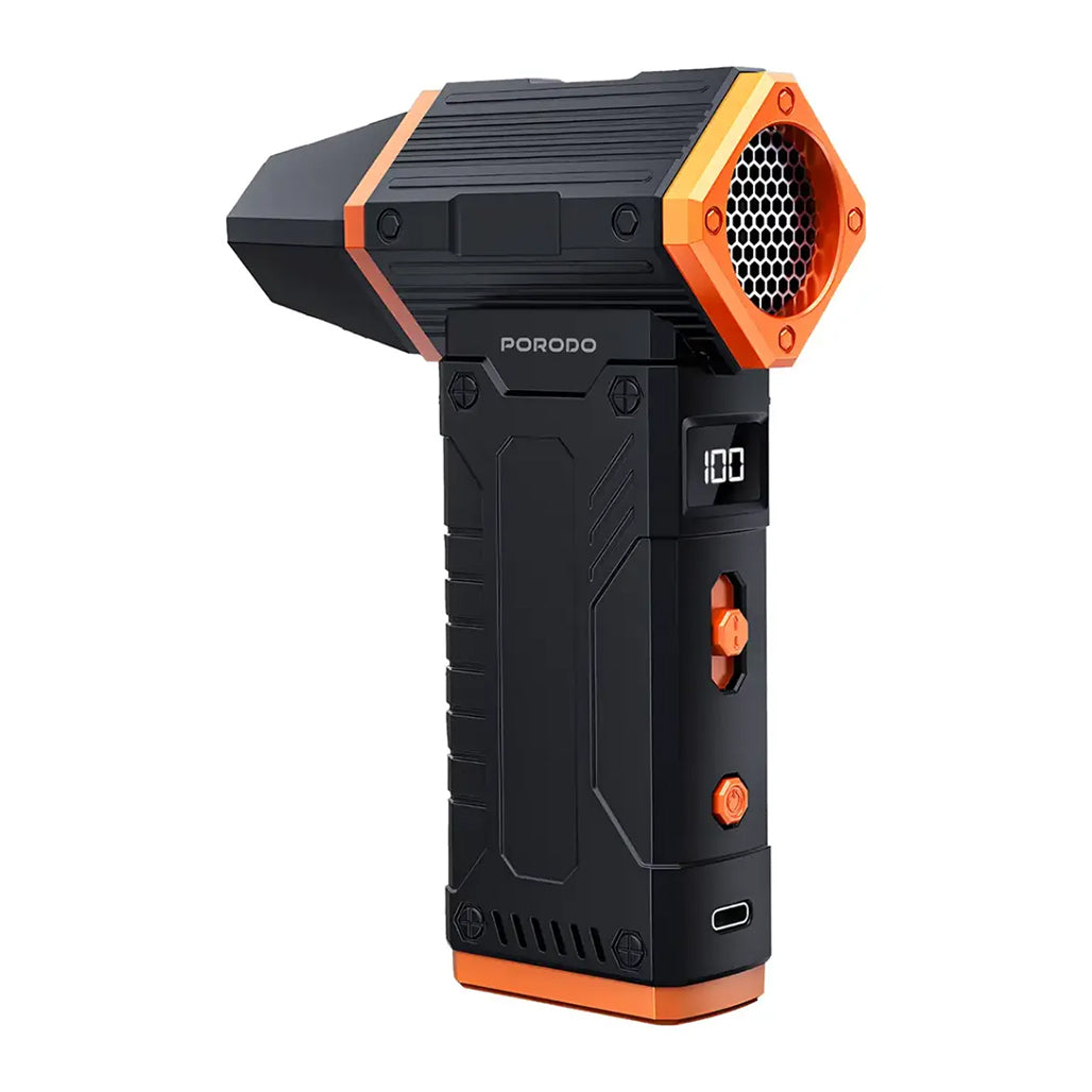 A Photo Of Porodo 2-In-1 Air Duster & Vacuum Cleaner with 4 Replaceable Nozzles