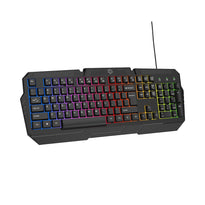 Porodo Gaming 4-in-1 Combo Set – Keyboard, Headset, Mouse, and Mousepad with RGB Lighting - Black