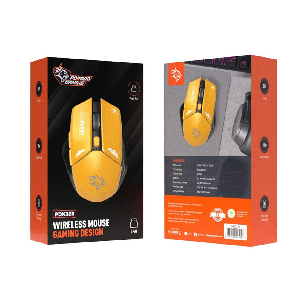 A Photo Of Porodo Gaming Wireless Mouse