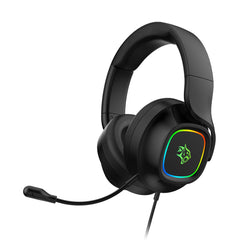A Photo Of Porodo Gaming PDX418 RGB Headphone with Detachable Microphone