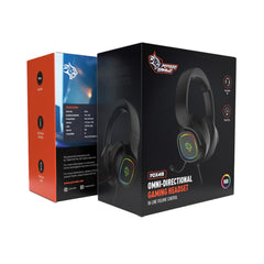 A Photo Of Porodo Gaming PDX418 RGB Headphone with Detachable Microphone