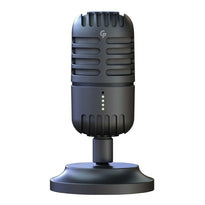 Porodo Gaming Basic Cardioid Microphone with Fixed Stand – Black