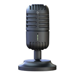 A Photo Of Porodo Gaming Basic Cardioid Microphone with Fixed Stand – Black