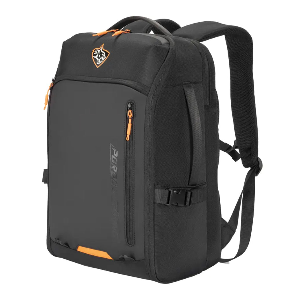 A Photo Of Porodo Gaming PS5 Storage & Laptop Backpack – Water-Resistant Travel Bag with Type-C PD 40W Charging Port