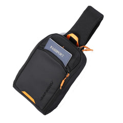 A Photo Of Porodo Gaming Crossbody Bag – Water-Resistant, PD 40W Fast Charging, Secure Storage – Black