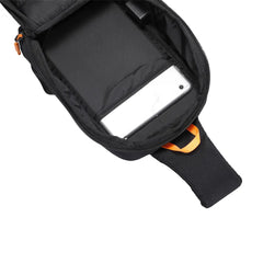 A Photo Of Porodo Gaming Crossbody Bag – Water-Resistant, PD 40W Fast Charging, Secure Storage – Black