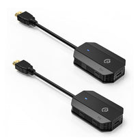 Powerology Wireless HDMI Mirroring Adapter with USB-C Cable - Full HD 1080P, Black