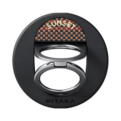 A Photo Of Pitaka MagEZ Grip3 - Slim 4.3mm Double-Ring Design | Gray/Black