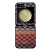 PITAKA Premium Woven Aramid Fiber Case - MagEZ Case 5 for Samsung Galaxy Flip 6 | MagSafe Compatible, Ultra-Slim, Lightweight Protection