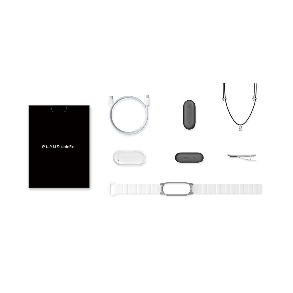 A Photo Of PLAUD NotePin AI Voice Recorder – Smart Wearable Audio Capture with 64GB Storage, AI Transcriptions & Multi-Way Wearability