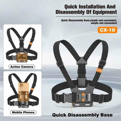 A Photo Of PLOKAMA CX-10 Chest Mount Camera Holder