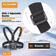 A Photo Of PLOKAMA CX-10 Chest Mount Camera Holder