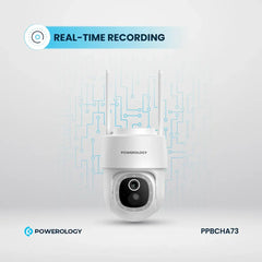 A Photo Of Powerology Built-In Solar Pan & Tilt Outdoor Camera