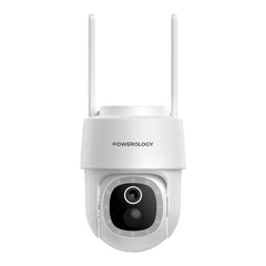 A Photo Of Powerology Built-In Solar Pan & Tilt Outdoor Camera
