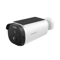 Powerology Built-in Solar Outdoor Camera - White