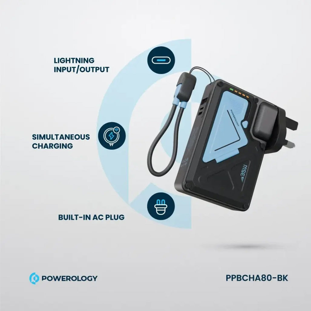 A Photo Of Powerology 10000mAh Wall Charger MagSafe Power Bank