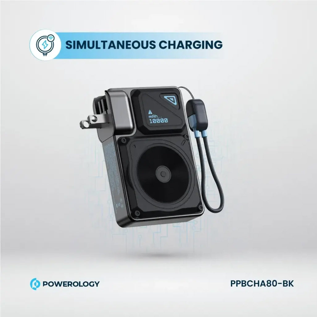 A Photo Of Powerology 10000mAh Wall Charger MagSafe Power Bank