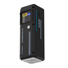 A Photo Of Powerology 27000mAh 140W PD Smart Display Power Bank – USB-C & USB-A Ports, Fast Laptop Charging, Compact Travel Battery Pack – Black