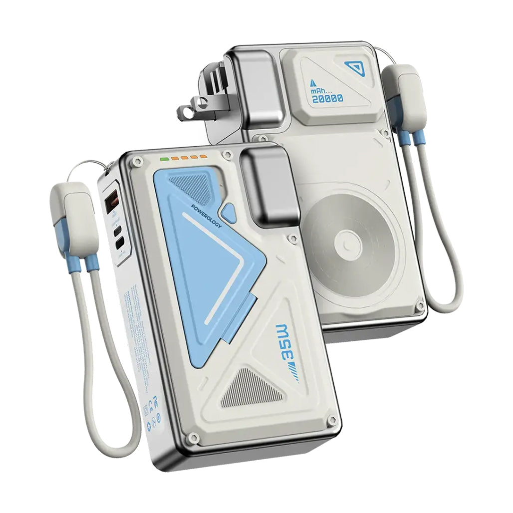 A Photo Of Powerology Wall Charger MagSafe Power Bank 20000mAh