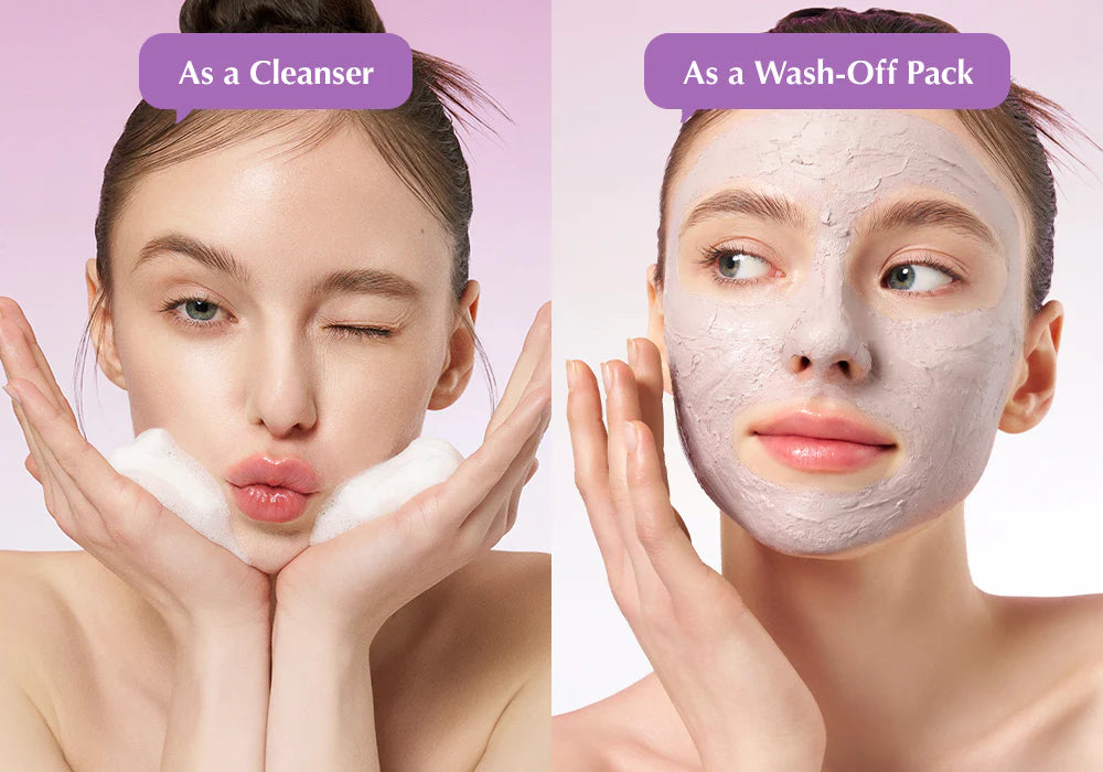 A Photo Of EQQUALBERRY Purple Rice Pore Purifying Pack Cleanser